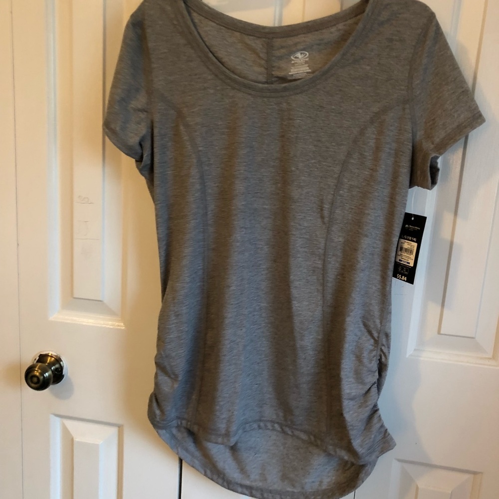Athletic works moisture wicking top. High low.